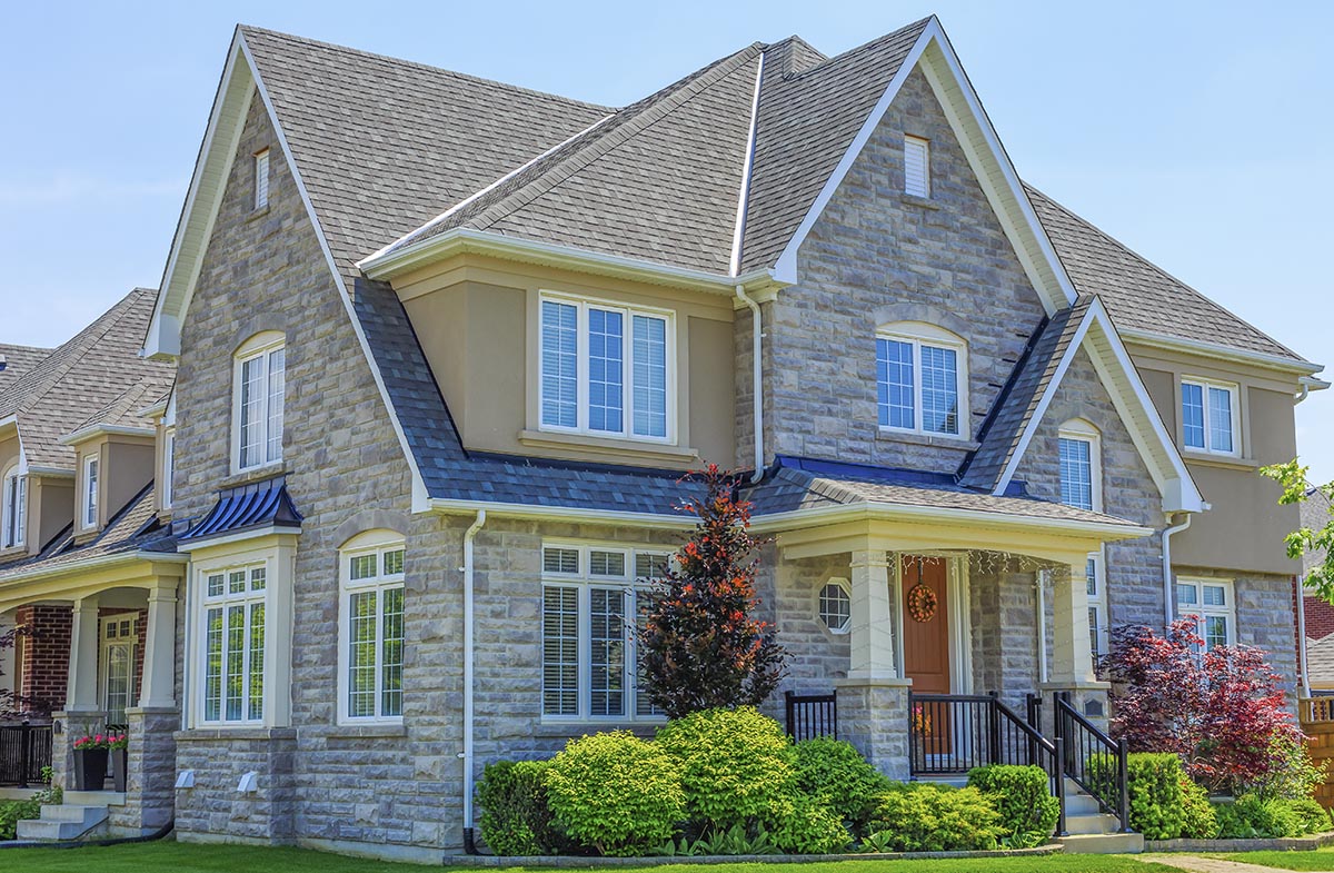 Custom built, luxury house in Calgary seen while preforming home inspection services